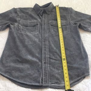 HD short sleeve tie dye looking shirt.